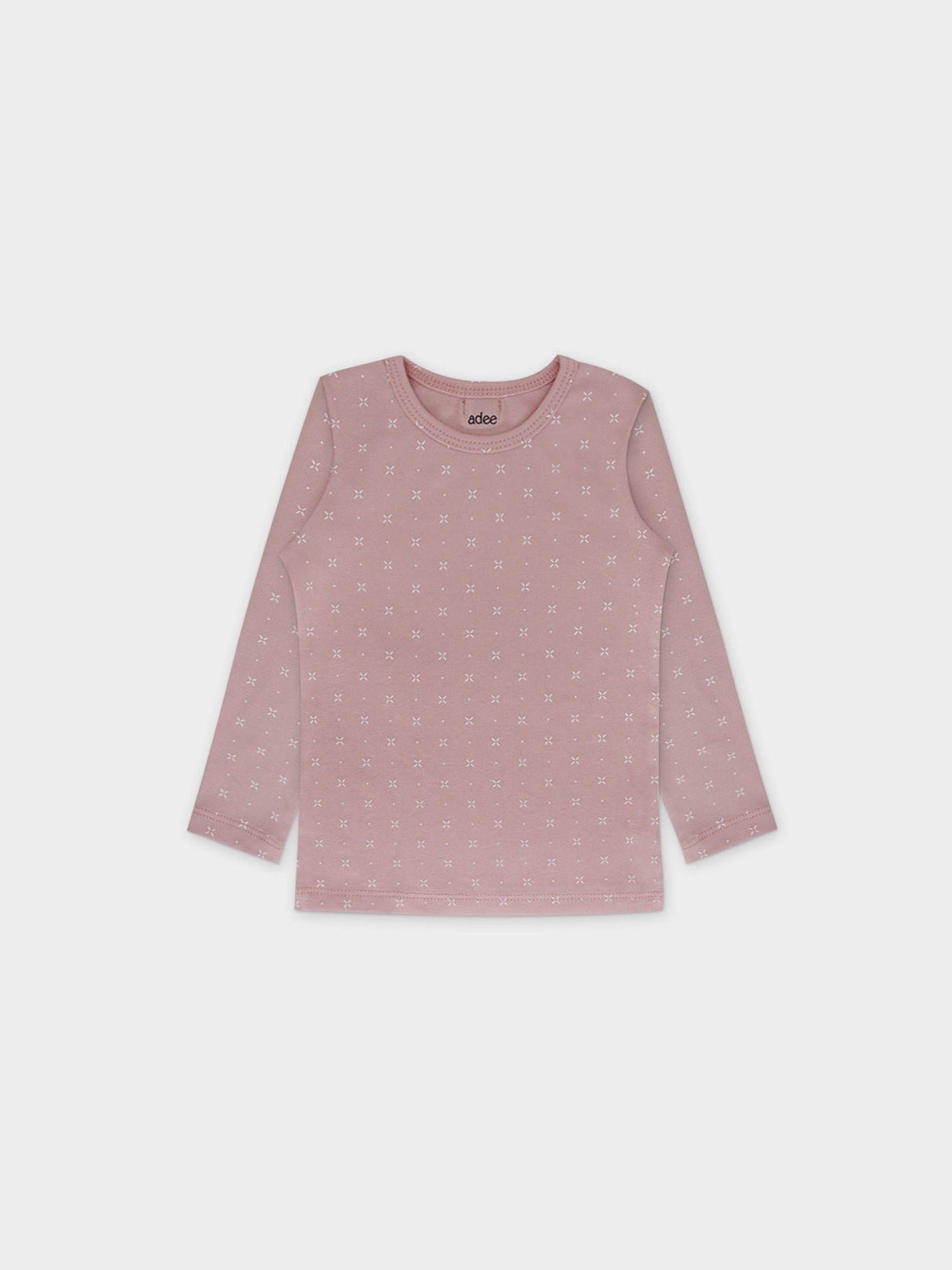 X Print Pajama-Pink
