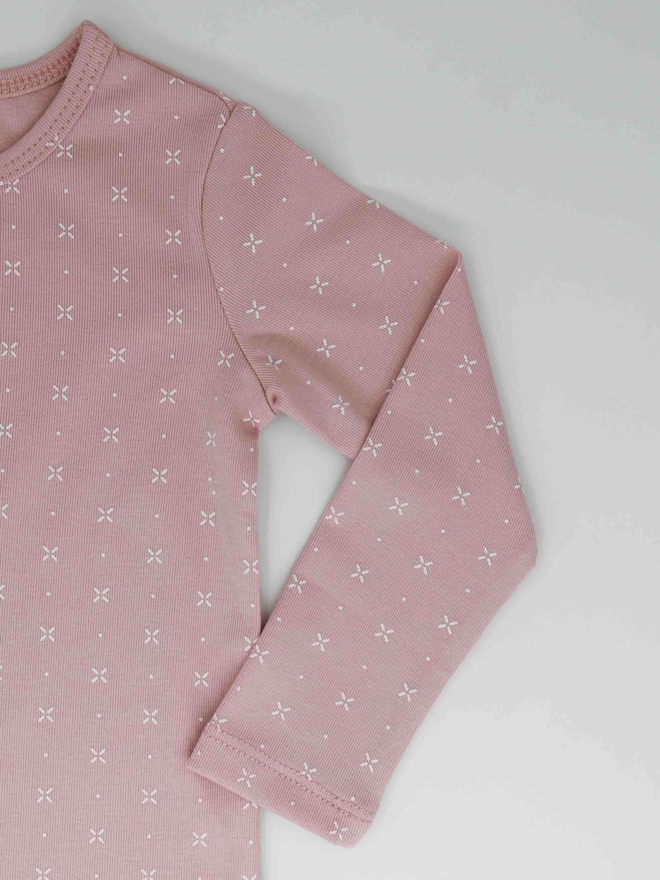 X Print Pajama-Pink